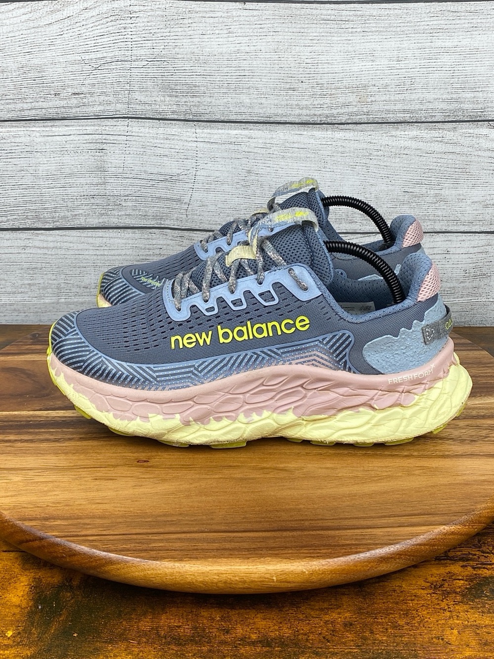 New Balance Fresh Foam X More Trail V3 Arctic Grey Orb Pink Shoe Women Size 10.5